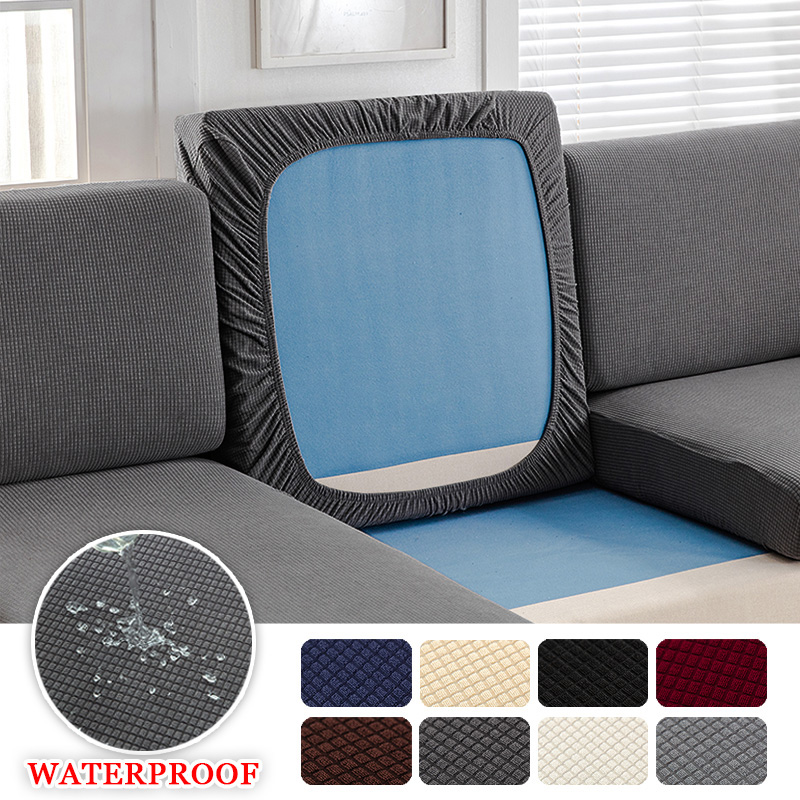 Outdoor Furniture No Cushions - 1pc Waterproof Sofa Cushion Cover Jacquard