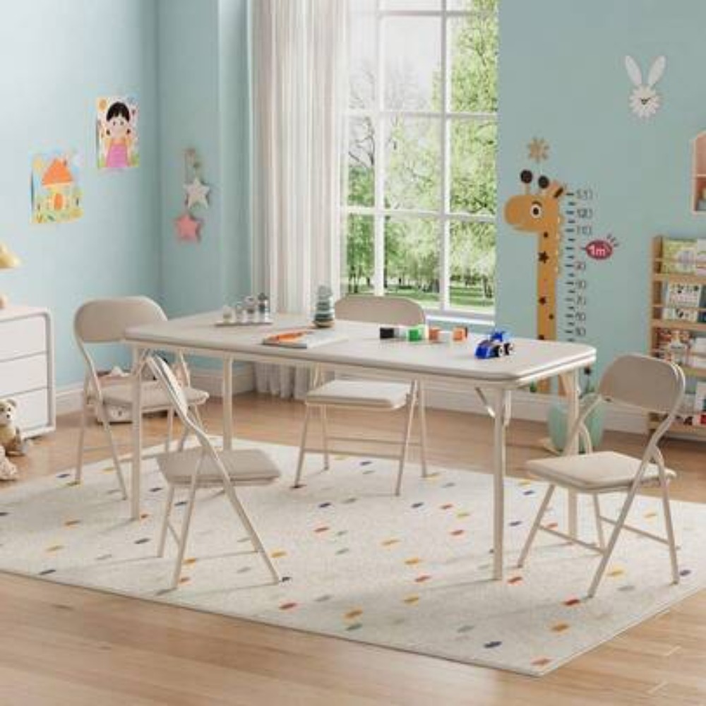Outdoor Furniture Store - Kids Activity Table Set Folding Play