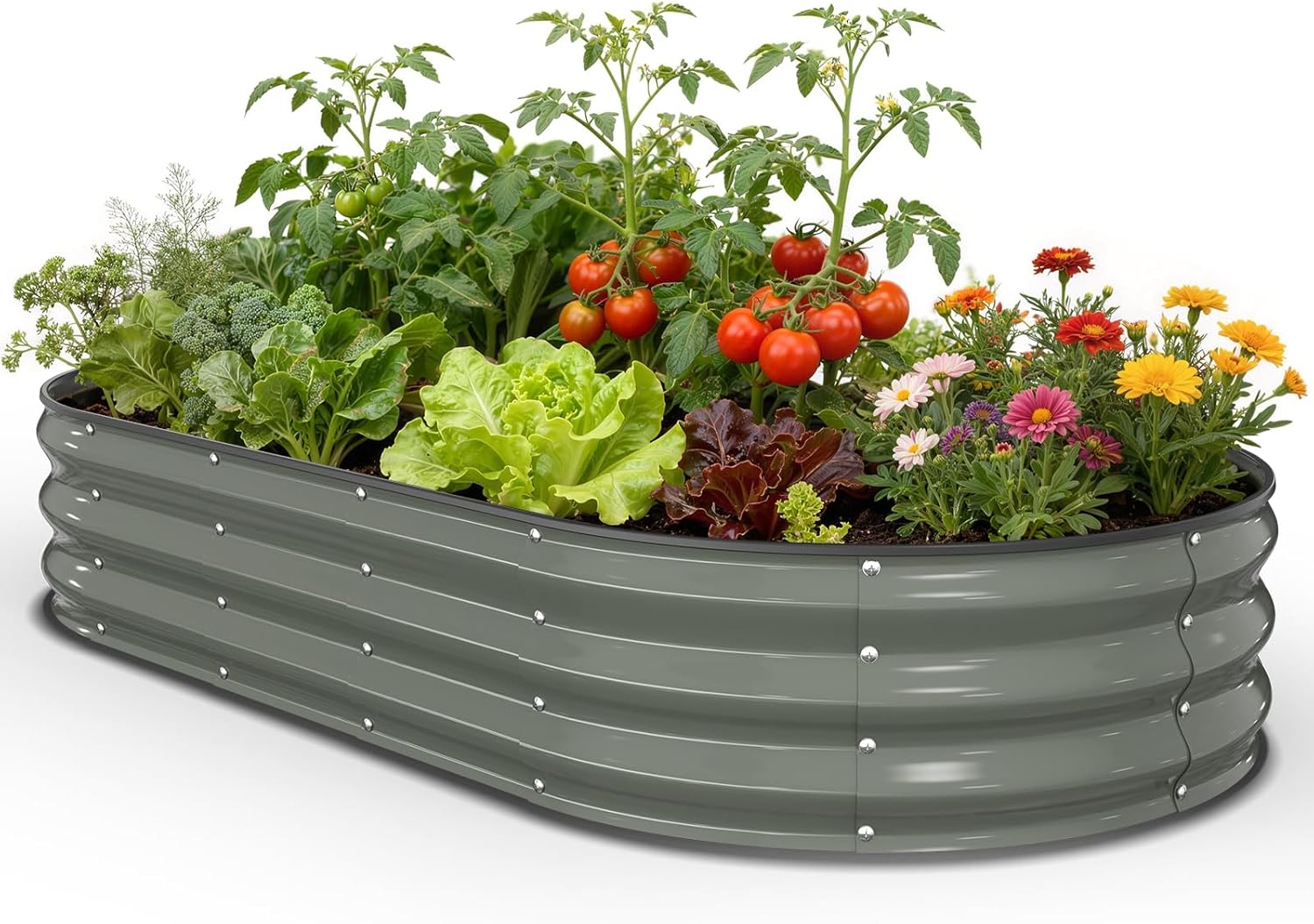 Planter Raised Metal - Raised Garden Bed & Planter Box,