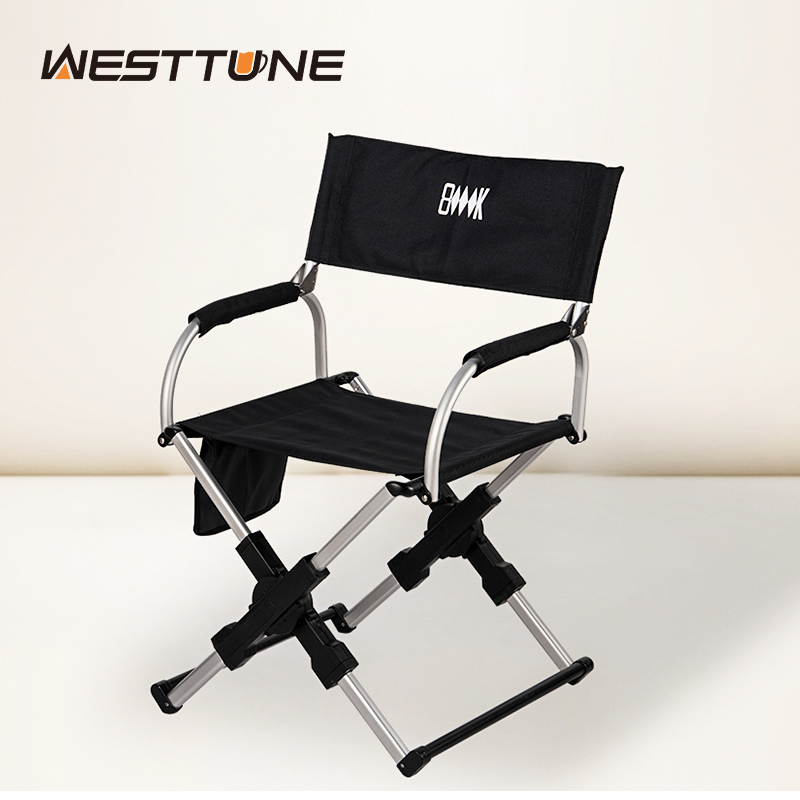 Outdoor Furniture Aluminum - Outdoor Foldable Director's Chair Camping Beach