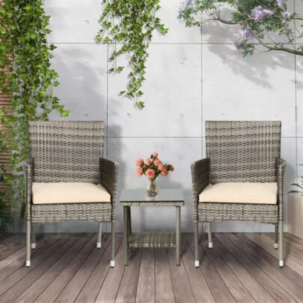Outdoor Furniture Loveseat - Outdoor Patio Furniture Set of 3,