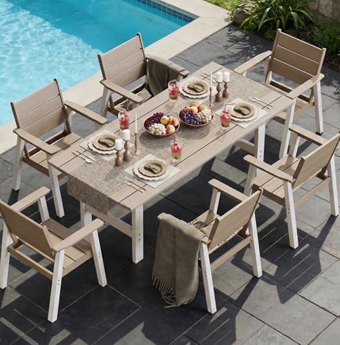 Outdoor Furniture Lounge Set - Outdoor Dining Set,7-Piece Patio Table and