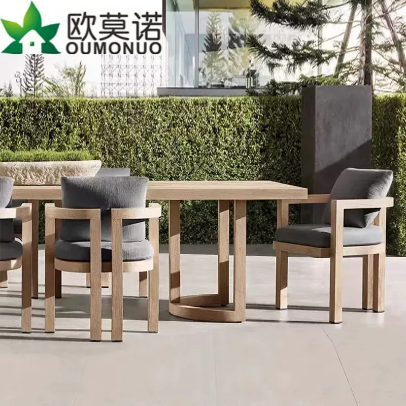 Outdoor Furniture Dining Set - Nordic Outdoor Teak Wood Dining Set