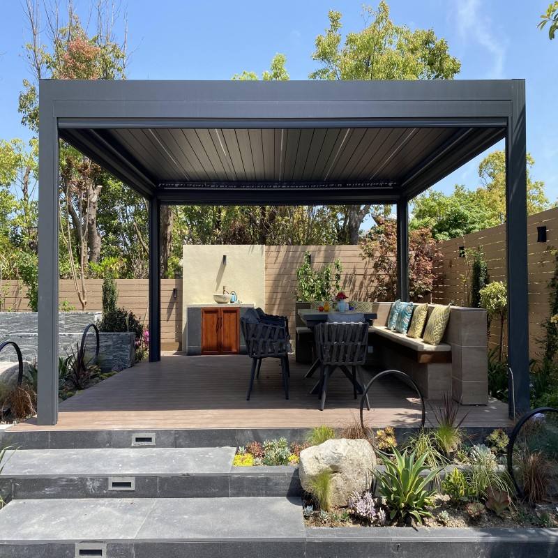 Luxurious Powder Coated Anti R - Outdoor Furniture Gazebo review and price