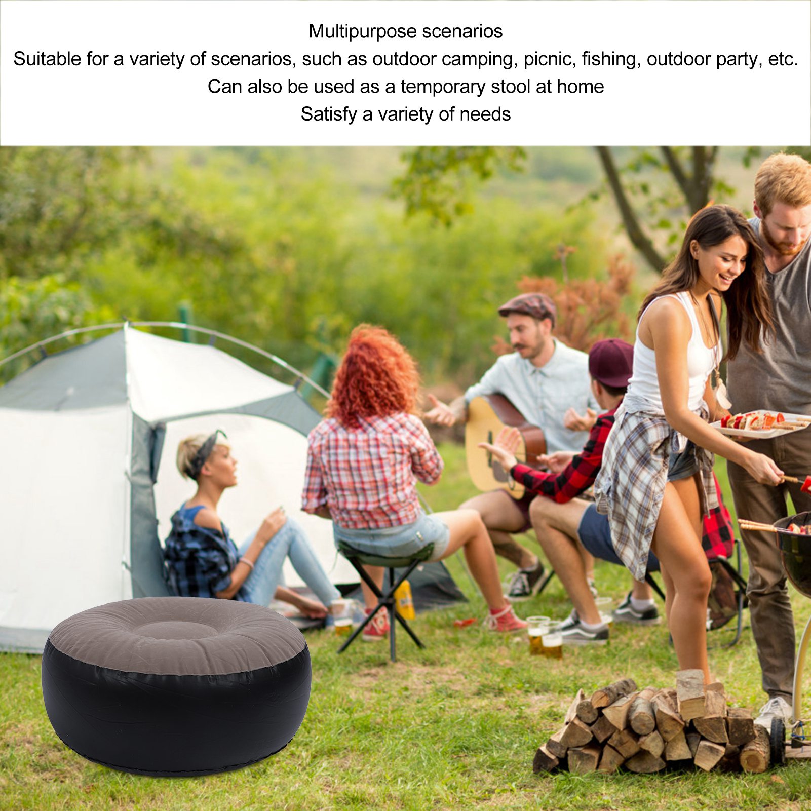 Inflatable Flocking Stool Mult - Outdoor Furniture Design review and price