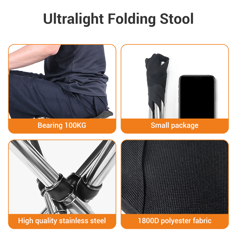 WESTTUNE Portable Folding Stoo - Outdoor Furniture Used review and price
