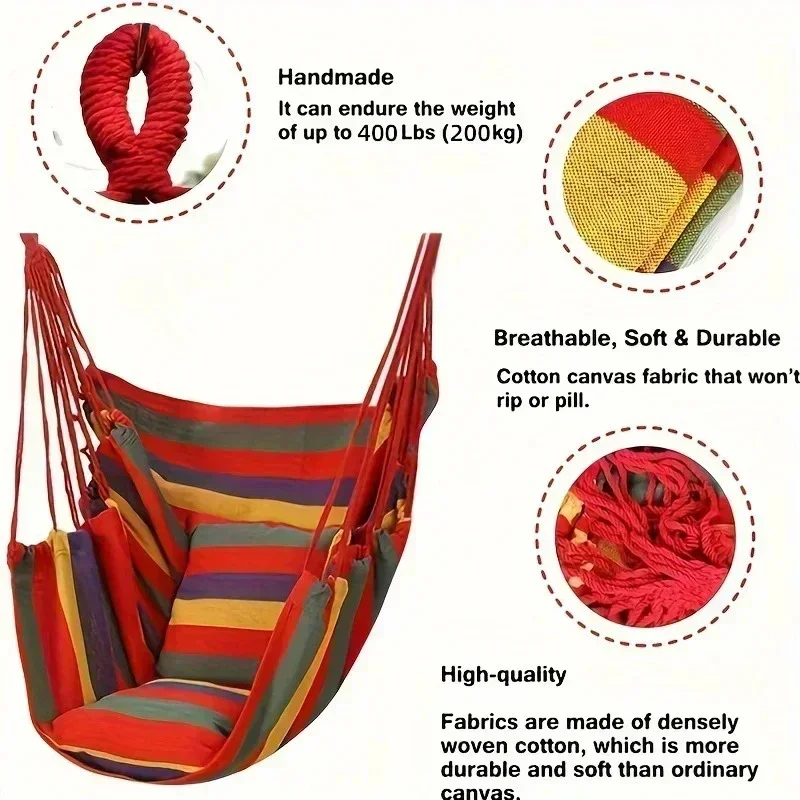 Hot Colorful Striped Canvas Ha - Outdoor Furniture No Cushions review and price