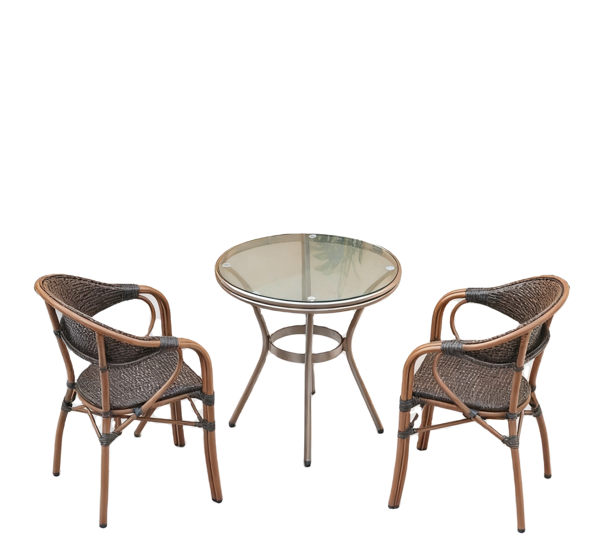 Patio Stackable Wicker Bistro  - Outdoor Furniture Dining Set review and price