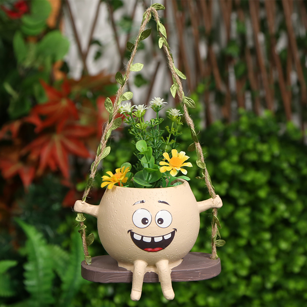 Chair/Swing Smile Face Planter - Garden Swing Chair review and price