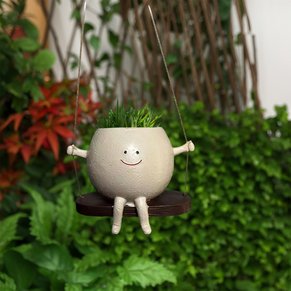 Chair/Swing Smile Face Planter - Garden Swing Chair review and price