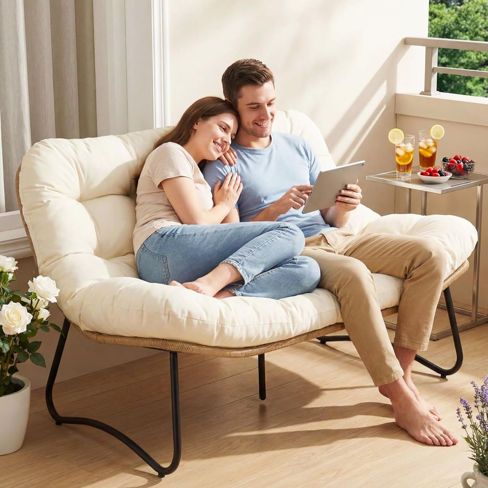 Outdoor Patio Loveseat, Boho L - Outdoor Furniture Lounge Set review and price