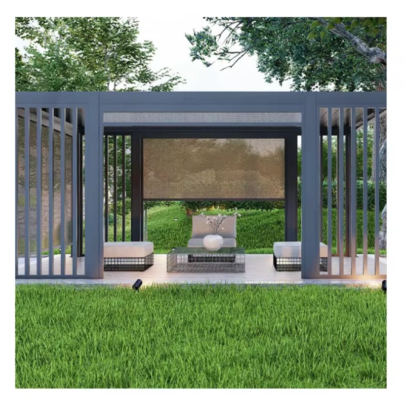 Outdoor Motorized Retractable  - Outdoor Furniture Gazebo review and price