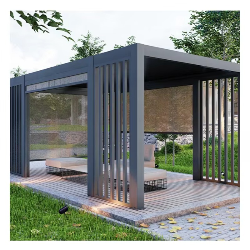 Outdoor Motorized Retractable  - Outdoor Furniture Gazebo review and price