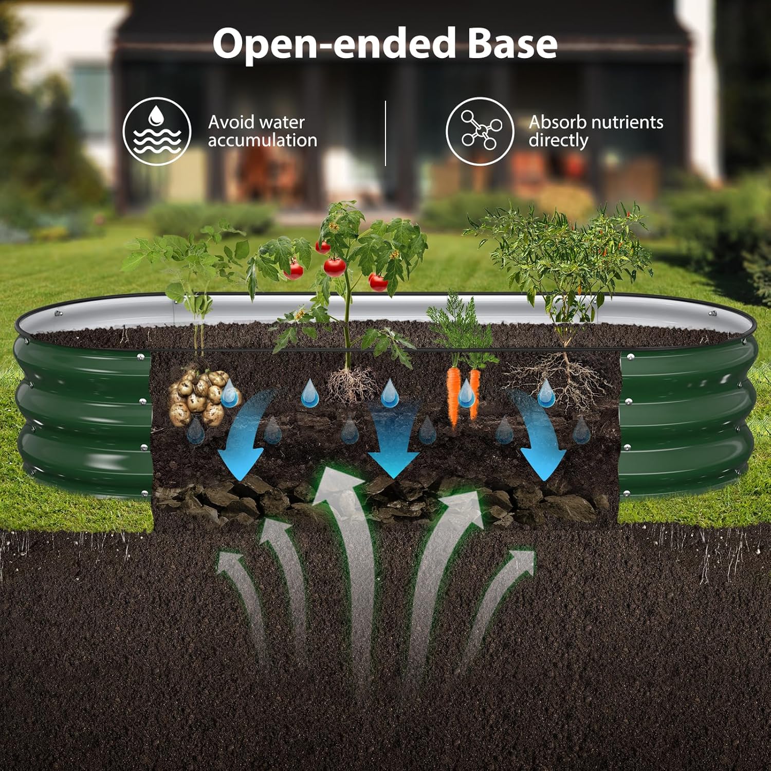 Raised Garden Bed & Planter Bo - Planter Raised Metal review and price