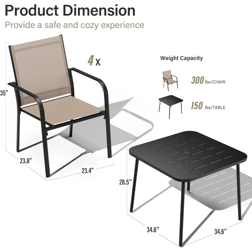 Outdoor Dining Set, Patio Furn - Outdoor Furniture Dining Set review and price