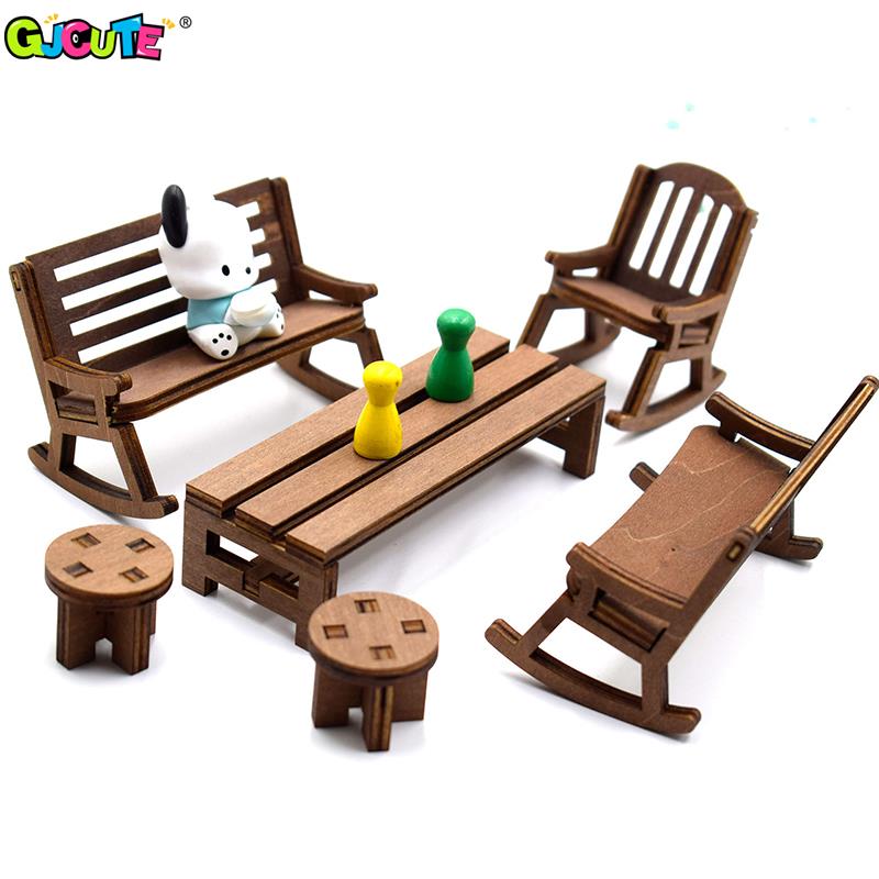 1：12 Dollhouse Mini Park Table - Bistro Table Set review and price