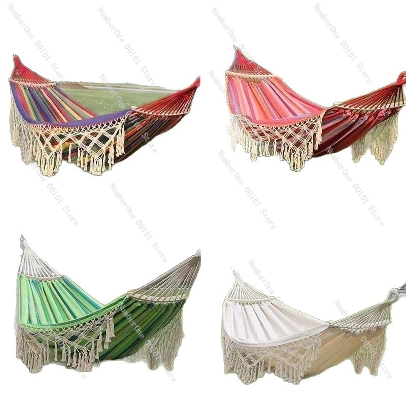 Canvas Double Hammock with Tas - Garden Swing Chair review and price