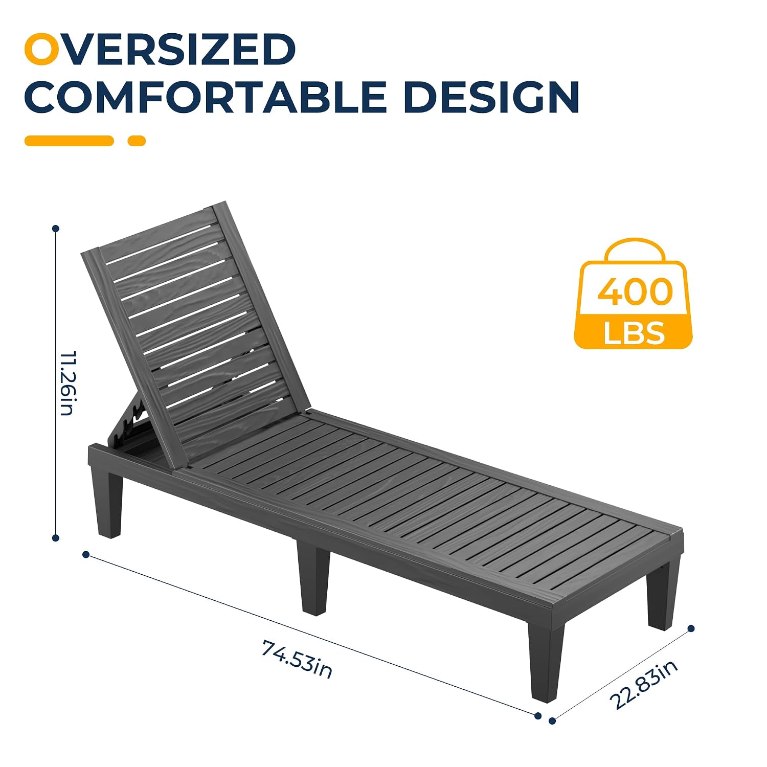 5-Position Adjustable Chaise L - Outdoor Furniture Lounge Set review and price