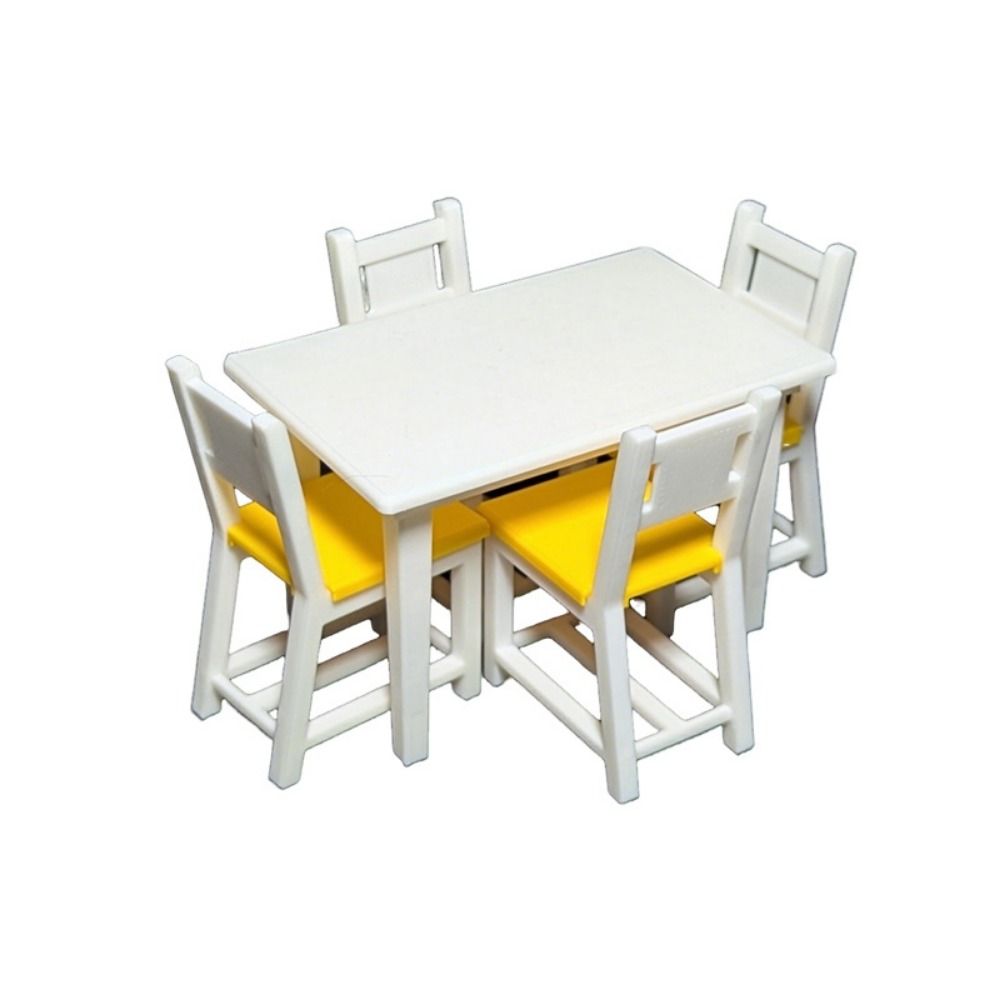 1/12 Dollhouse Miniature Wood  - Bistro Table Set review and price