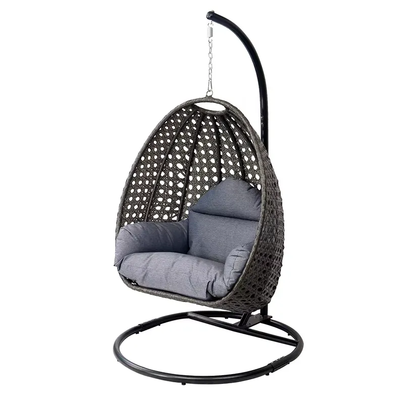 Egg Shape Black Patio Porch Wi - Garden Swing Chair review and price