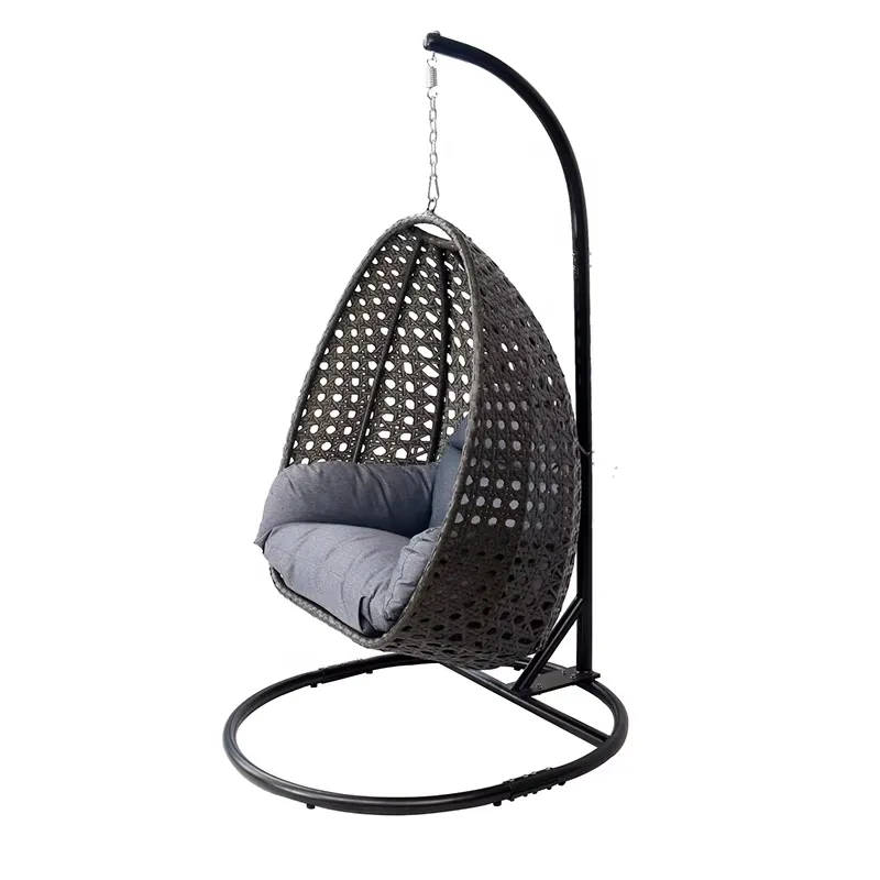 Egg Shape Black Patio Porch Wi - Garden Swing Chair review and price