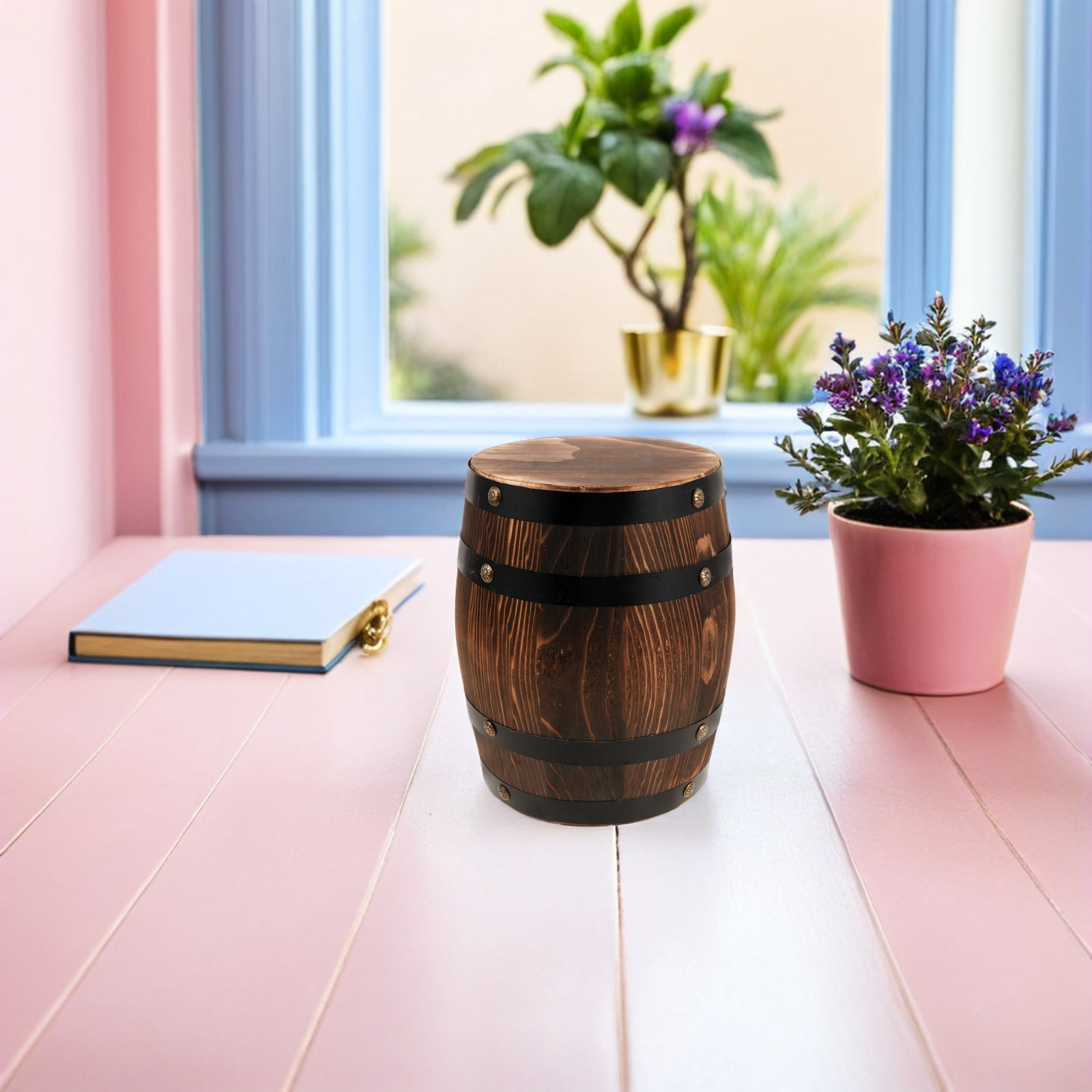 Wooden Vintage Stool Retro Out - Outdoor Furniture Decor review and price