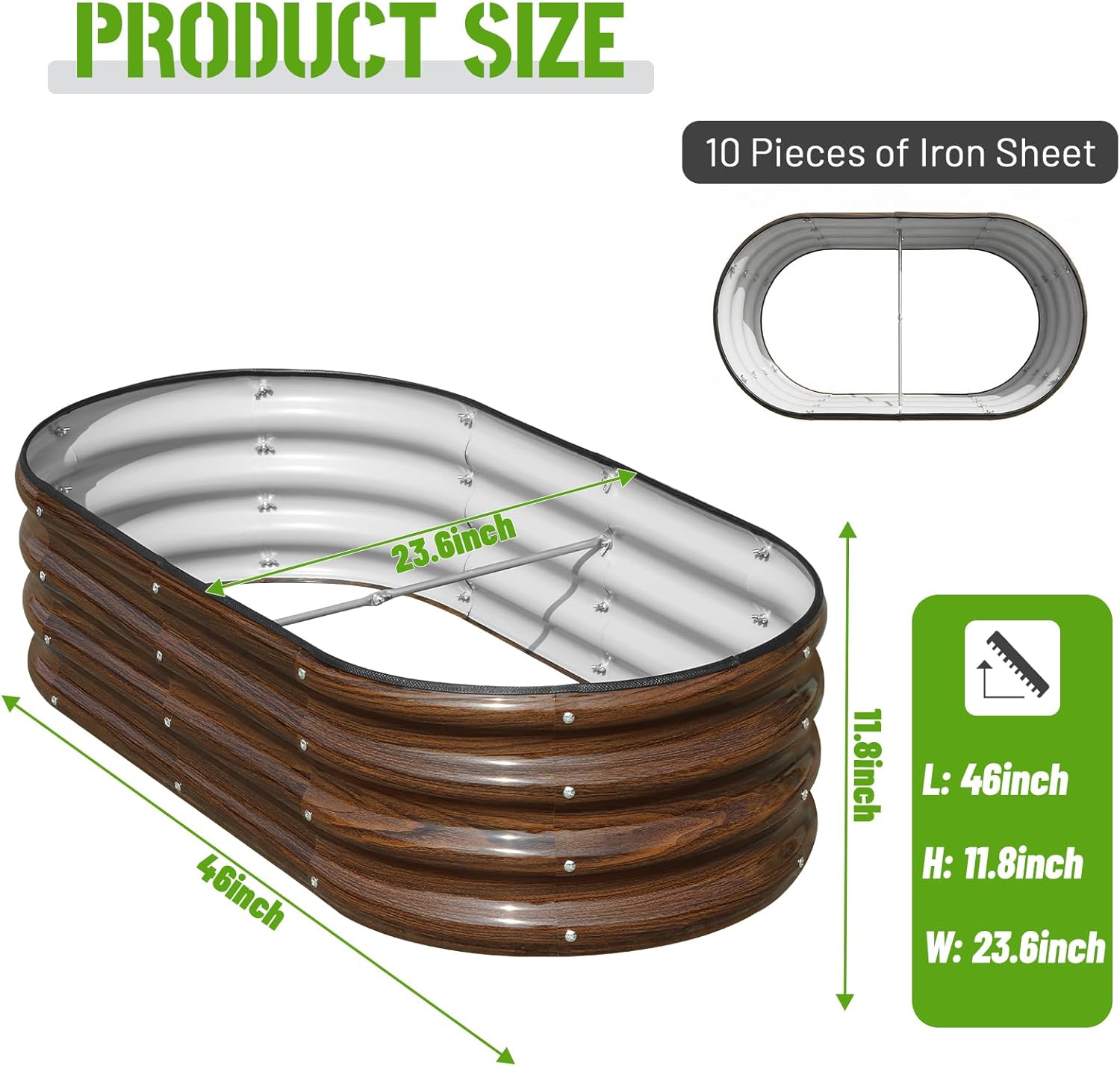 Raised Garden Bed & Planter Bo - Planter Raised Metal review and price
