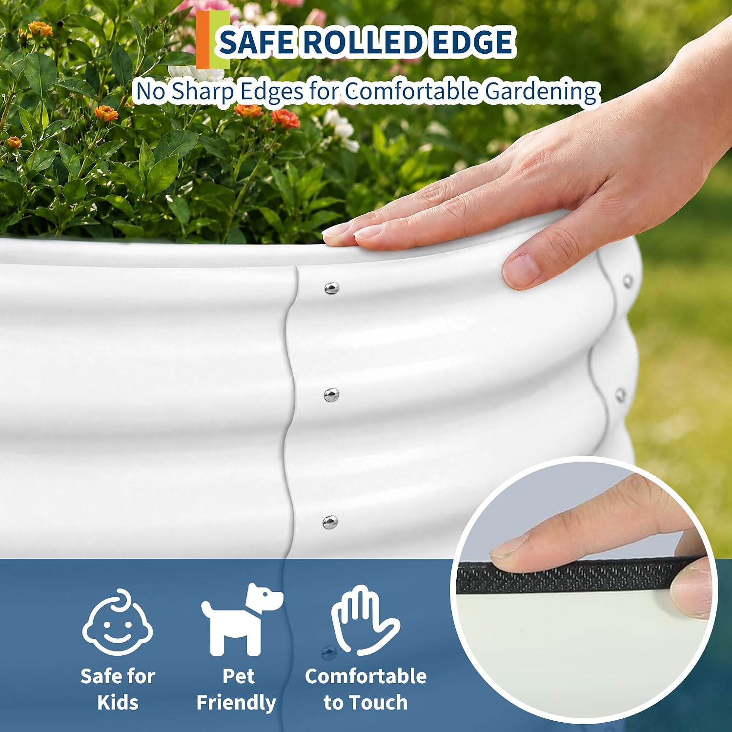 Tacleekii 6X3X1FT Oval Galvani - Planter Raised Metal review and price