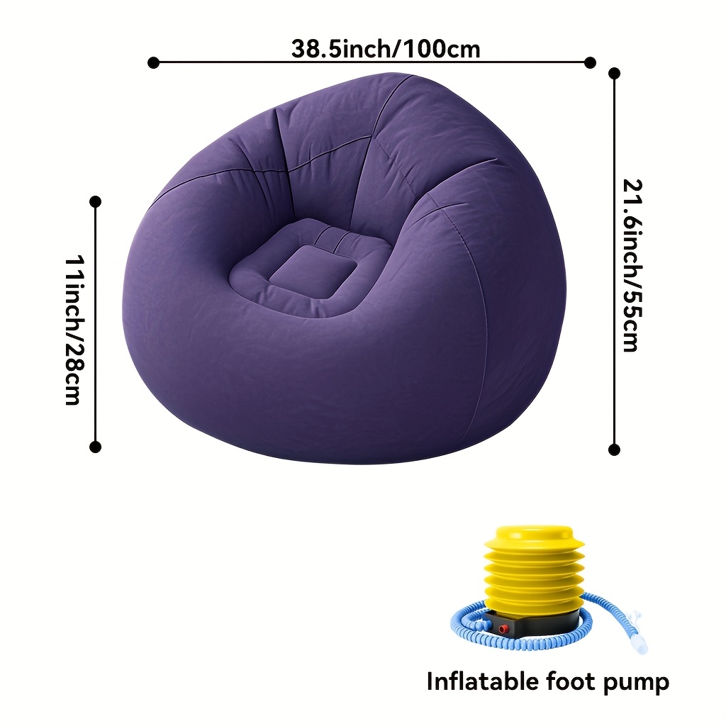 Set of 1 Inflatable Bean Bag C - Outdoor Furniture Lounge Set review and price