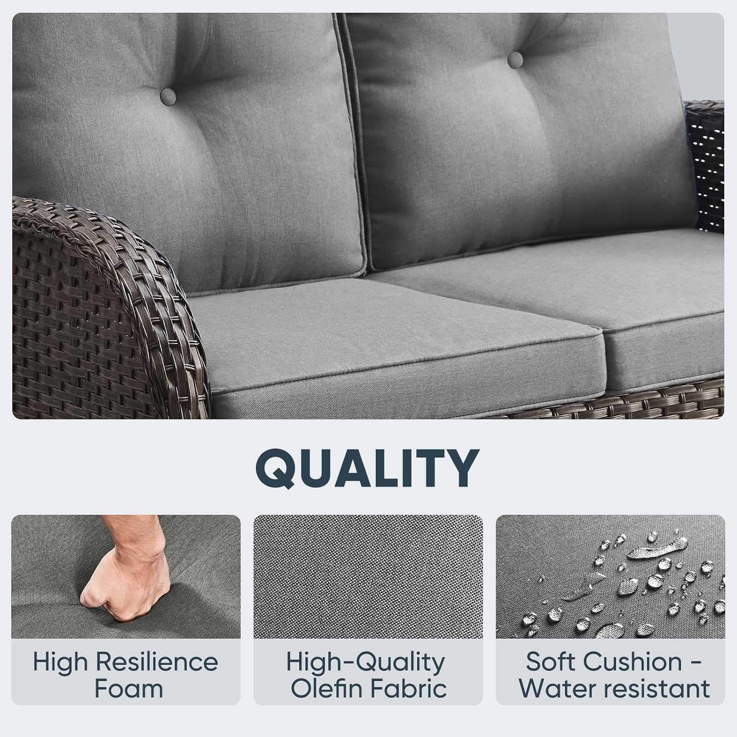 Outdoor Glider Loveseat 500 Lb - Outdoor Furniture Loveseat review and price