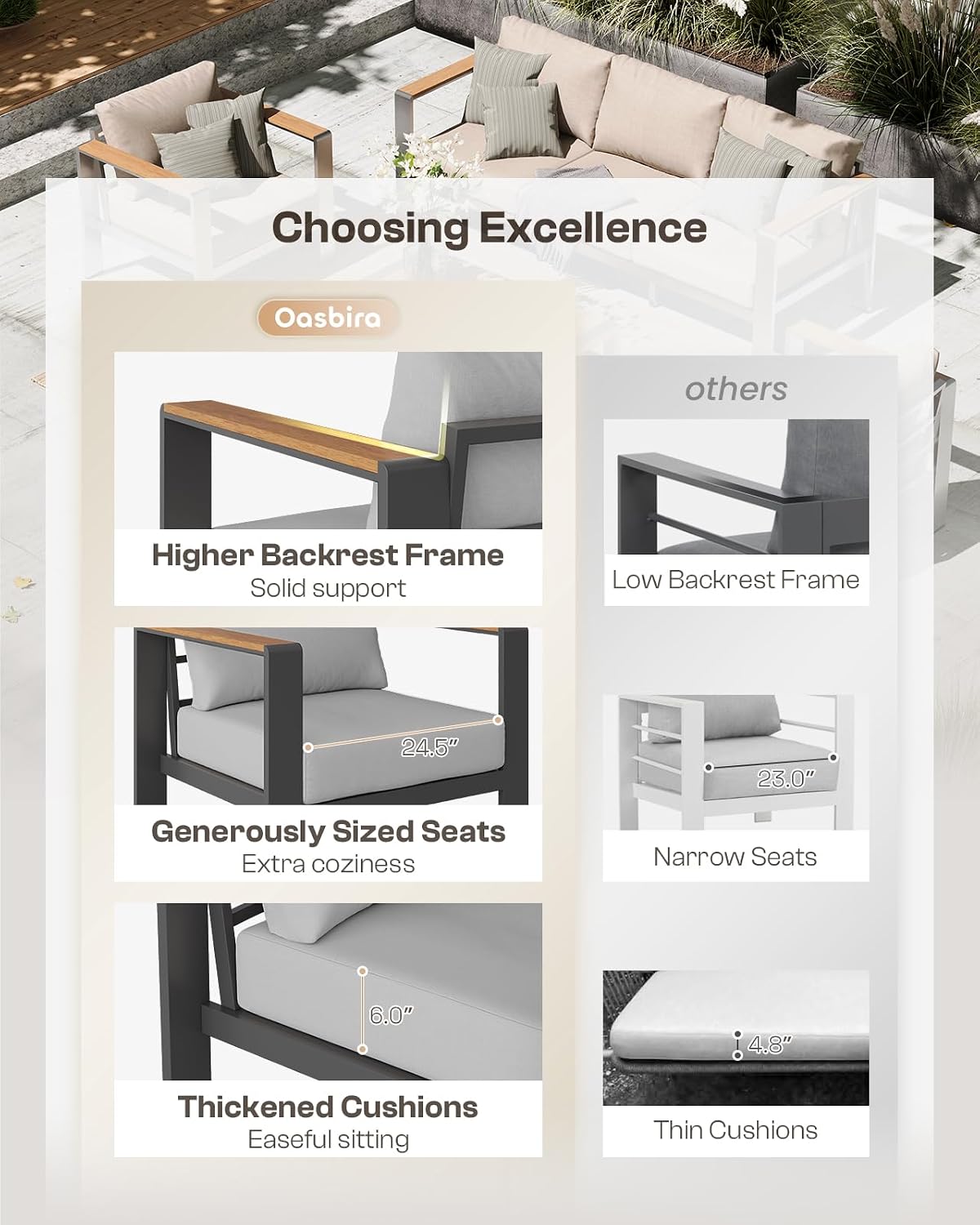 Aluminum Outdoor Loveseat Sofa - Outdoor Furniture Loveseat review and price