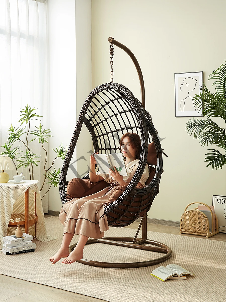 Hanging Basket Rattan Chair Sw - Garden Swing Chair review and price