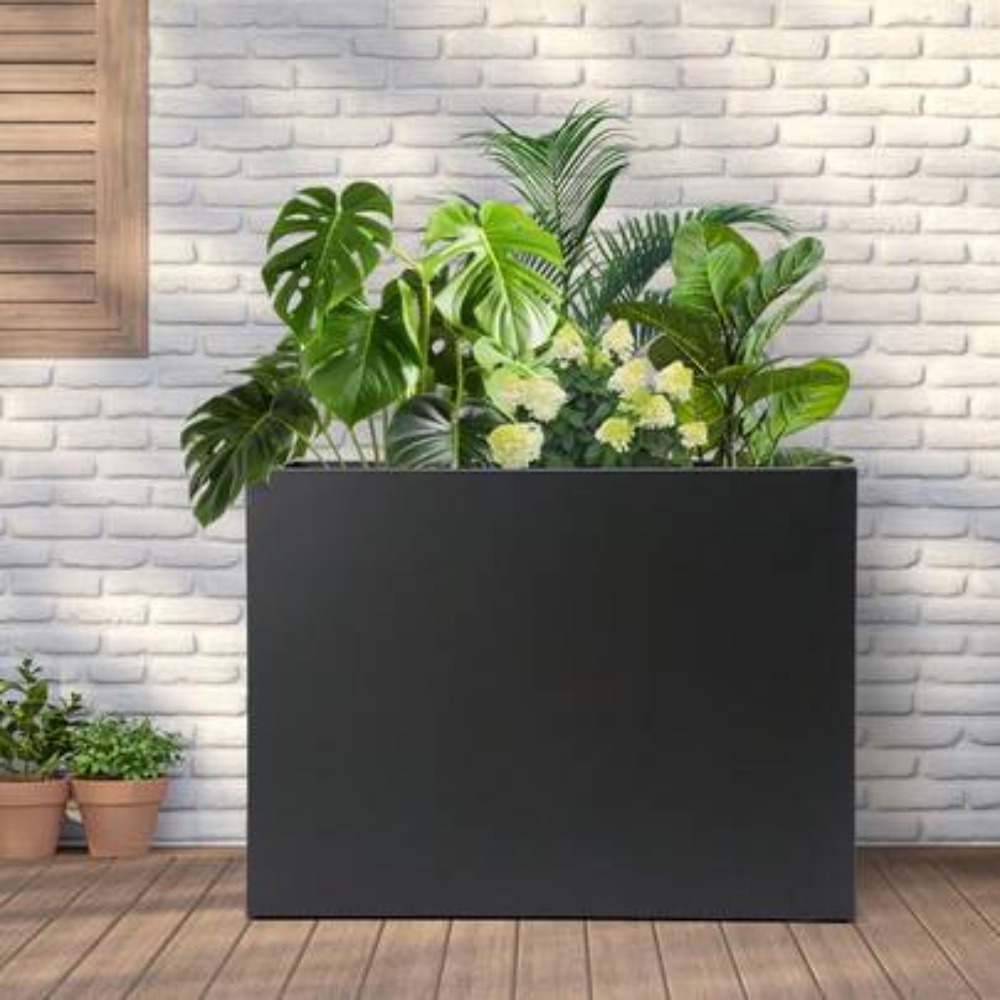 36x10x28 Inch Rectangular Plan - Planter Raised Metal review and price