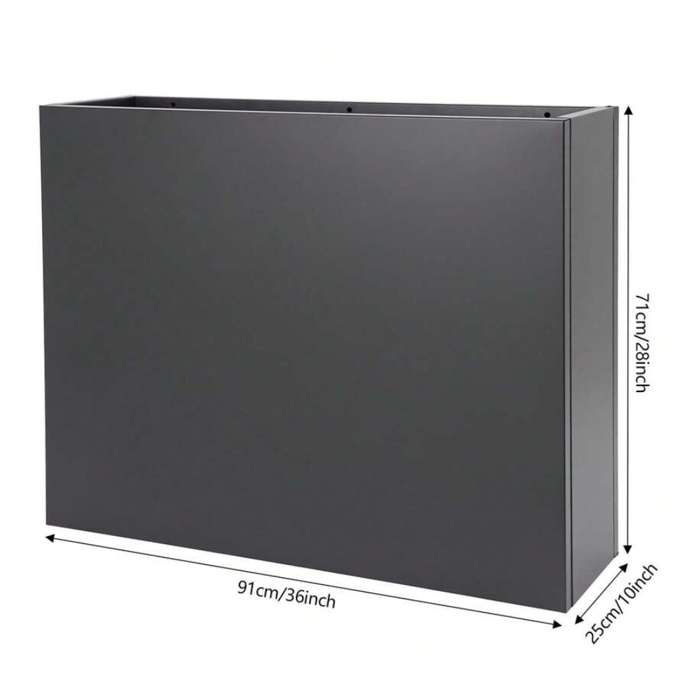 36x10x28 Inch Rectangular Plan - Planter Raised Metal review and price