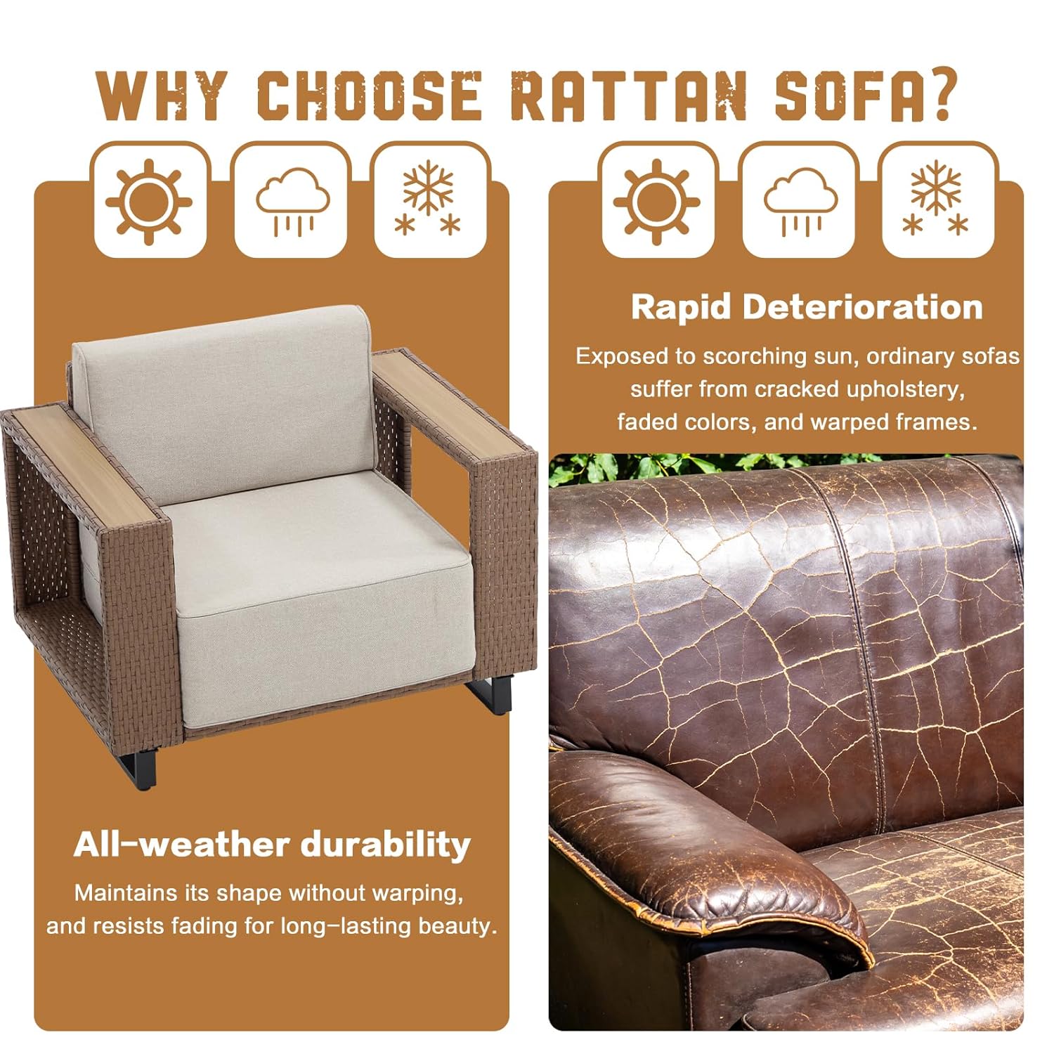 7 Pieces Outdoor Patio Furnitu - Outdoor Furniture Lounge Set review and price