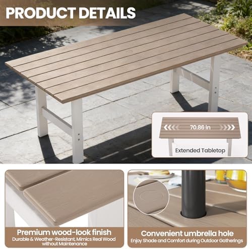 Outdoor Dining Set,7-Piece Pat - Outdoor Furniture Lounge Set review and price