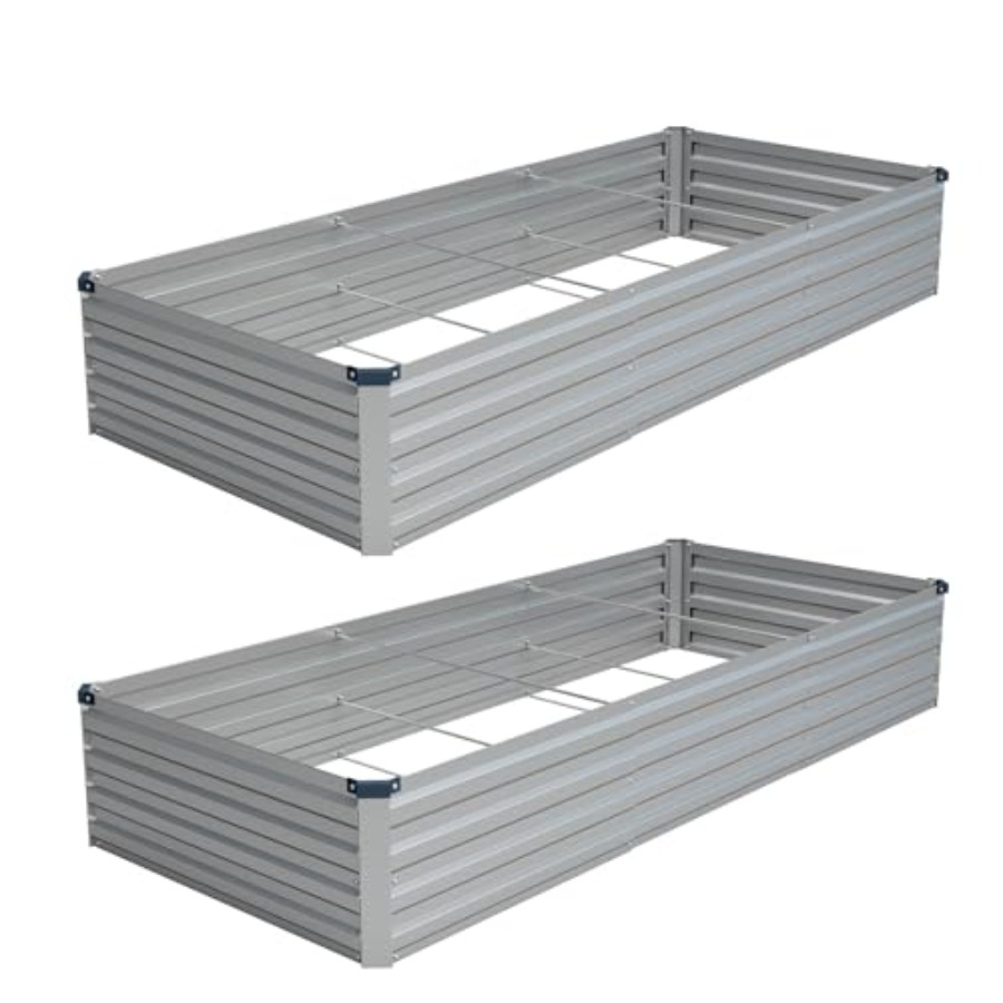 2 Pack 9x3x1FT Galvanized Rais - Planter Raised Metal review and price