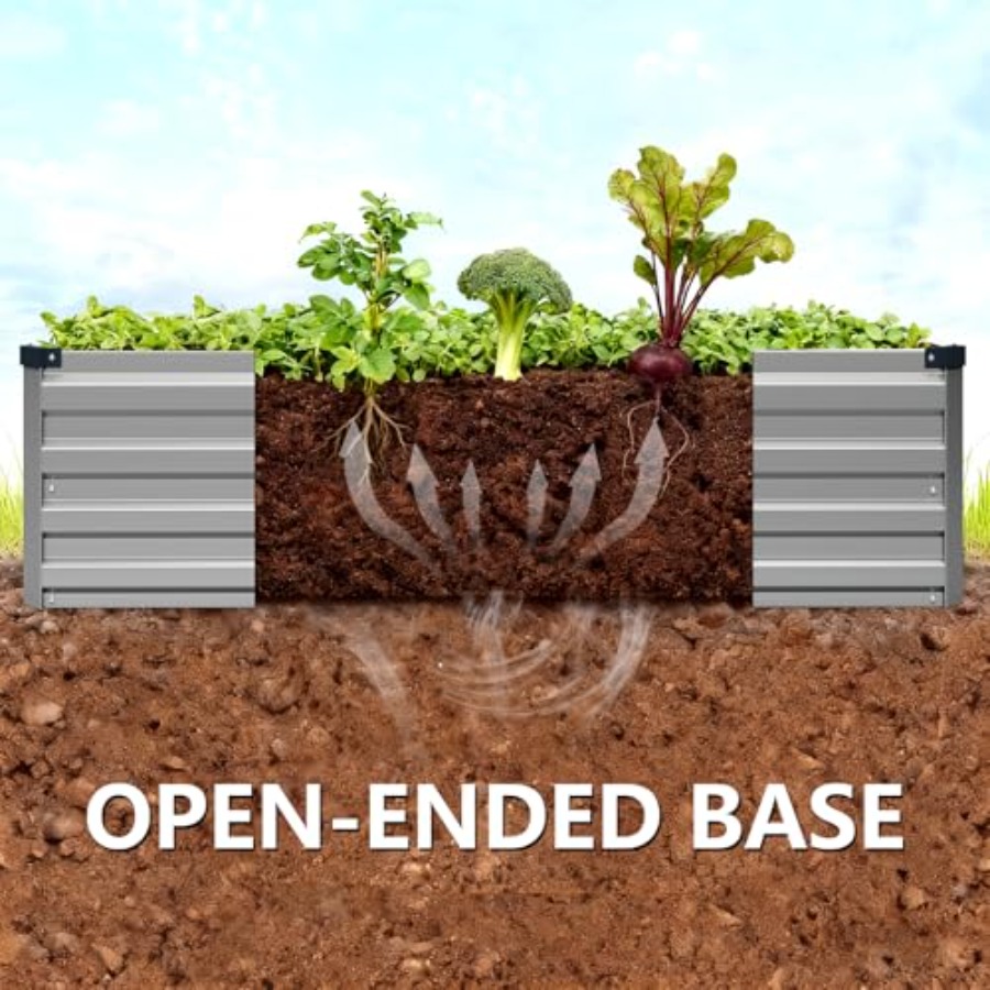 2 Pack 9x3x1FT Galvanized Rais - Planter Raised Metal review and price