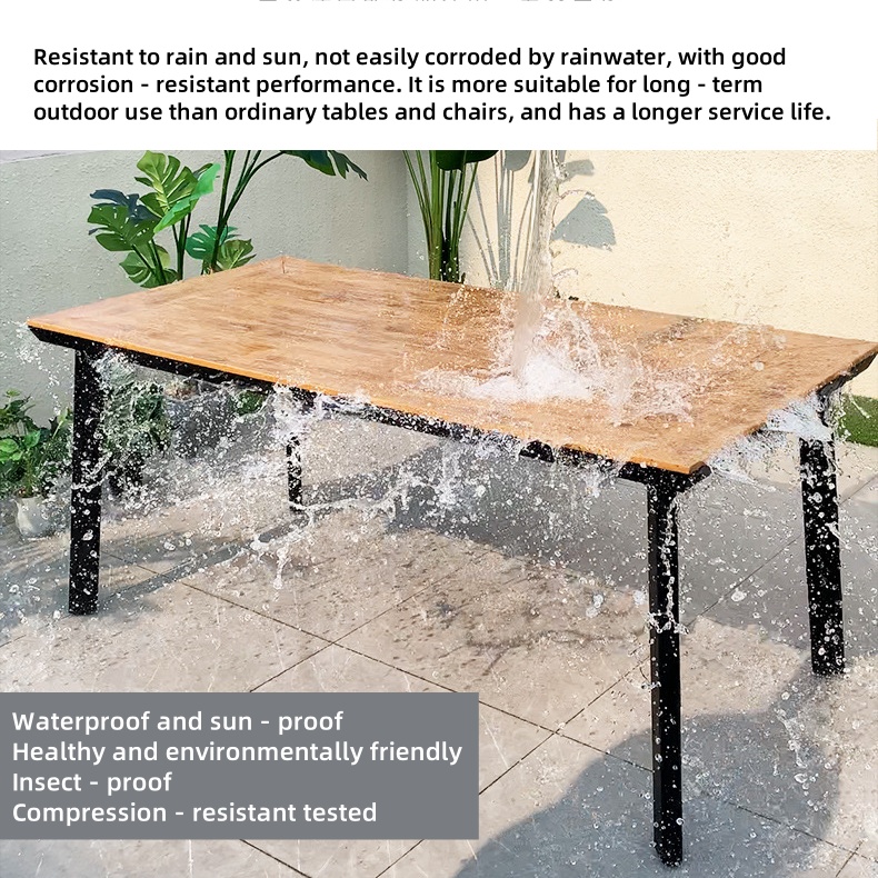 Modern Large Expandable Patio  - Outdoor Furniture Dining Set review and price