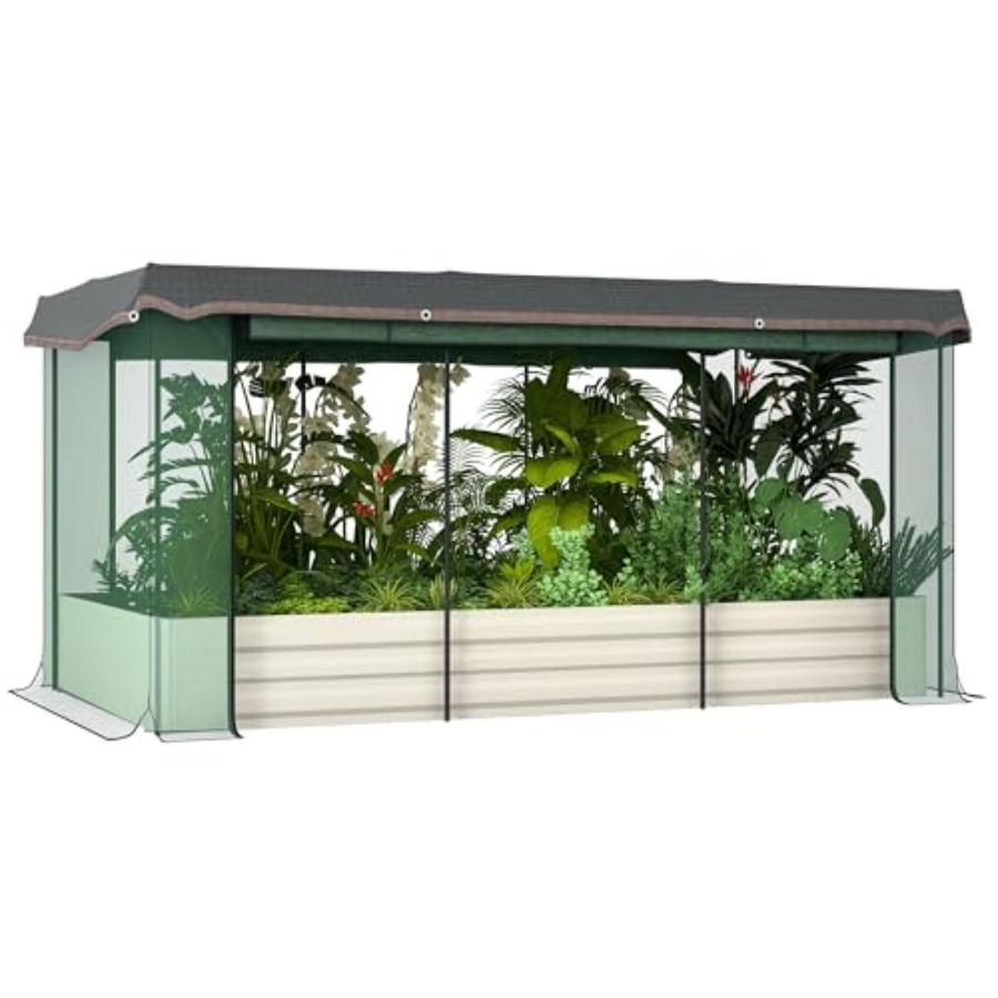 7.3 x 3.4 x 1 ft Galvanized Ra - Planter Raised Metal review and price