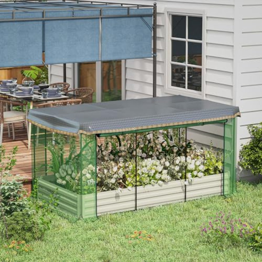 7.3 x 3.4 x 1 ft Galvanized Ra - Planter Raised Metal review and price