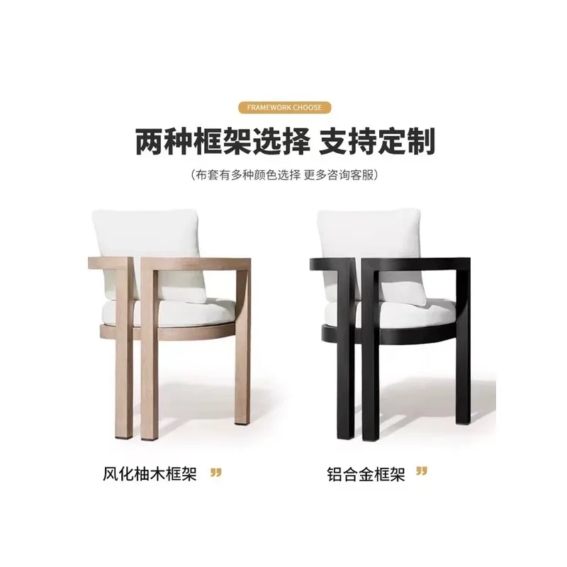 Nordic Outdoor Teak Wood Dinin - Outdoor Furniture Dining Set review and price