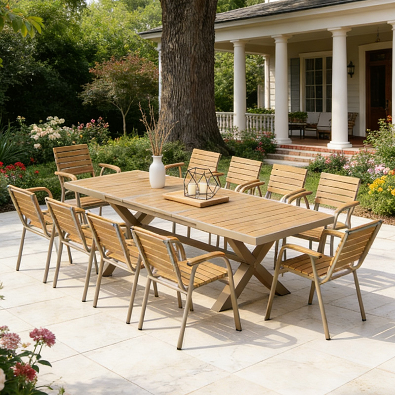 Modern Aluminum Frame Outdoor  - Outdoor Furniture No Cushions review and price