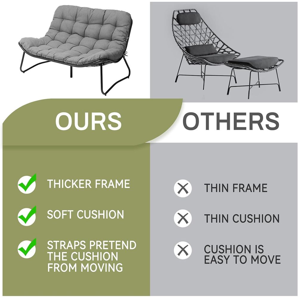 Outdoor Loveseat, 2-Seat Soa w - Outdoor Furniture Loveseat review and price