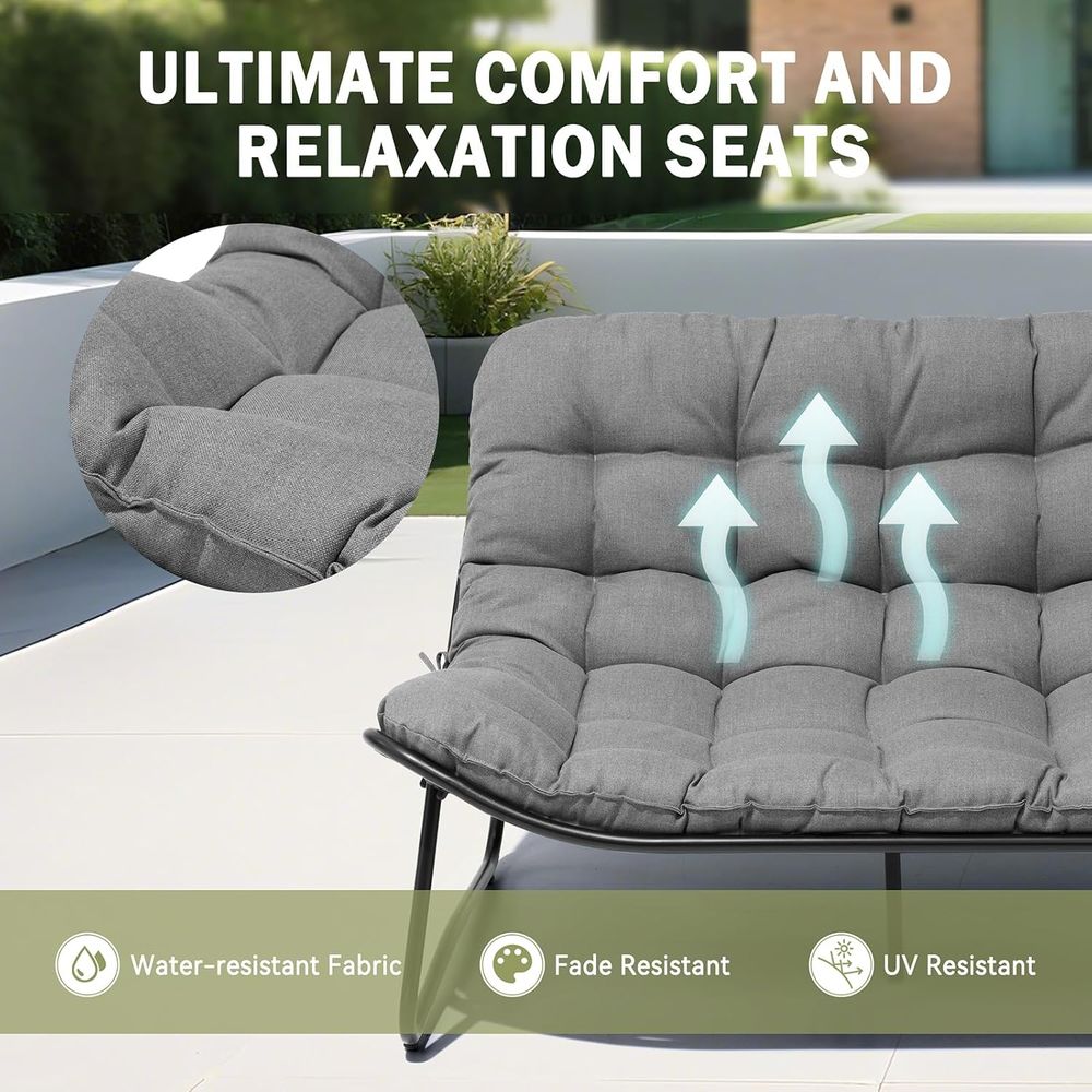 Outdoor Loveseat, 2-Seat Soa w - Outdoor Furniture Loveseat review and price