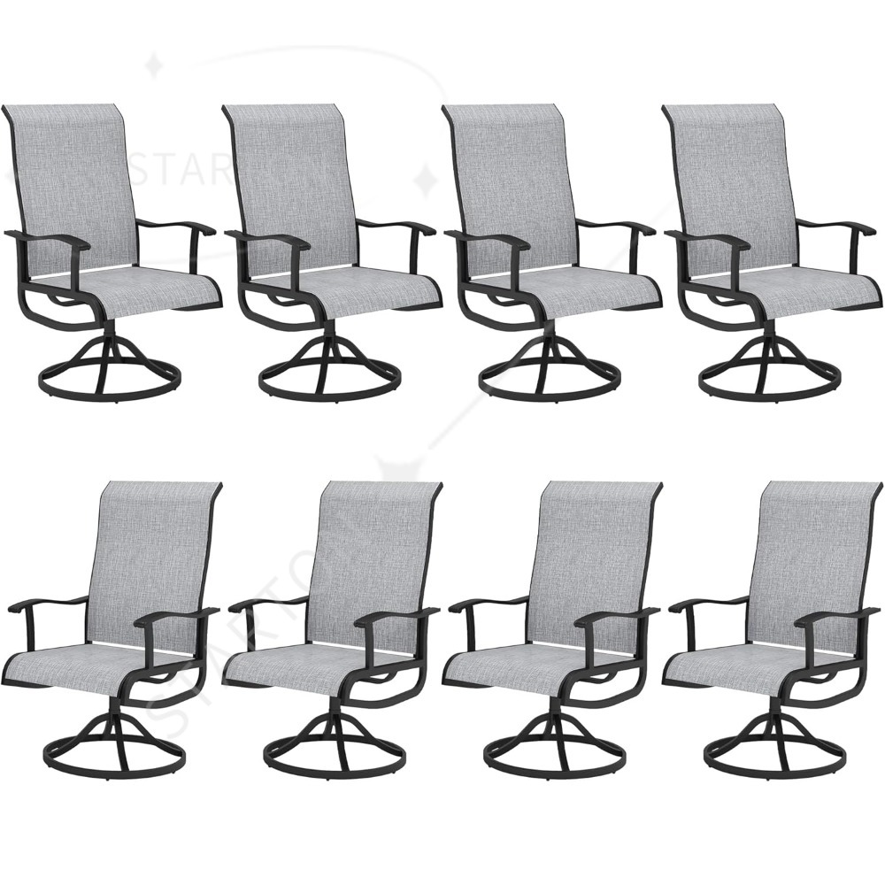 Patio Swivel Chairs Set Outdoo - Outdoor Furniture Dining Set review and price
