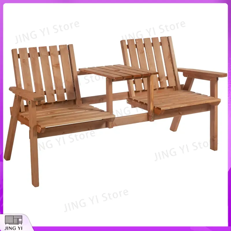 2 Seater Wooden Garden Bench O - Outdoor Furniture Loveseat review and price