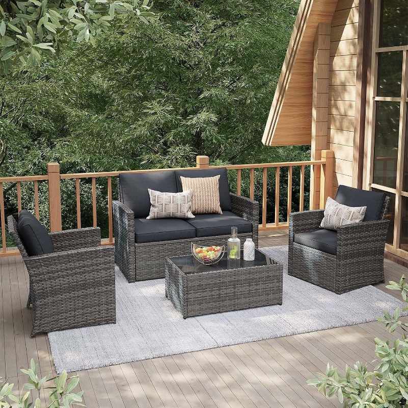 JOIVI Outdoor Patio Furniture  - Outdoor Furniture Loveseat review and price