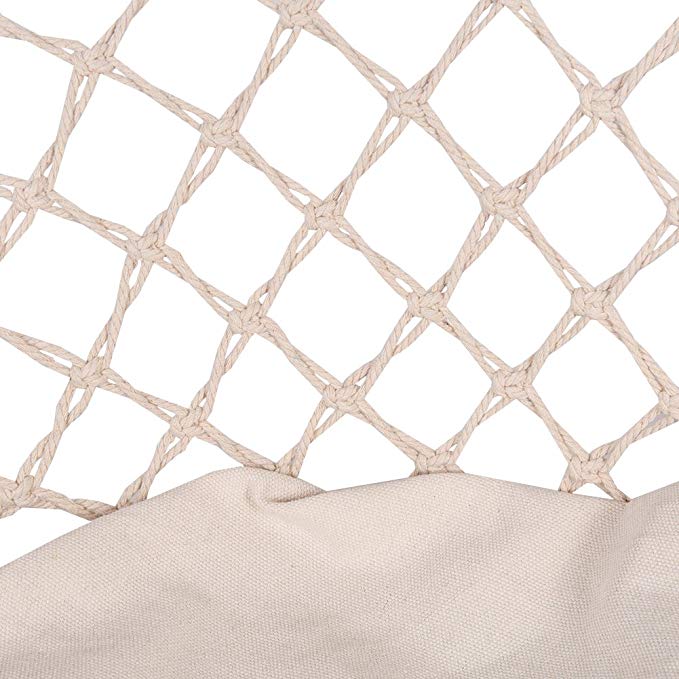 White Hanging Cotton Rope Macr - Garden Swing Chair review and price